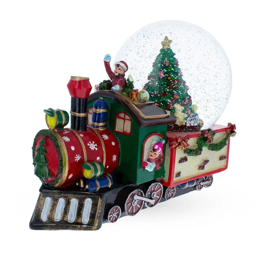 trem musical globo de neve aquático, foto 4