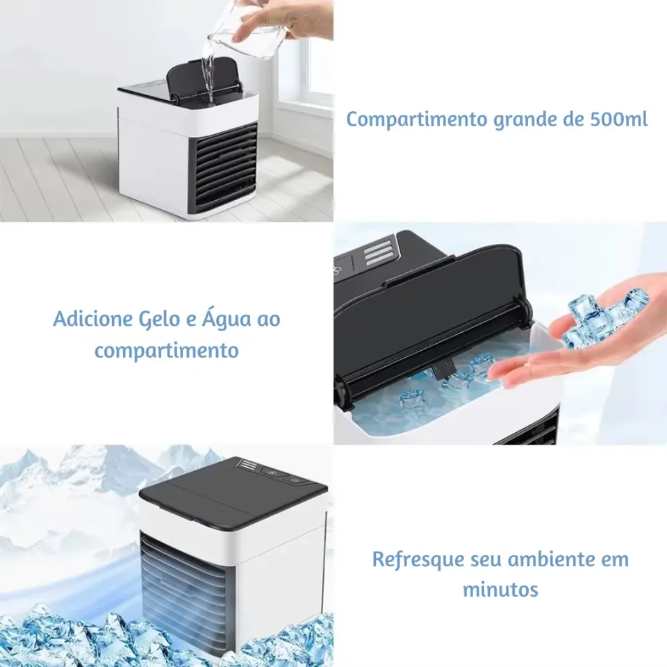 [ Leve 2 Pague 1 ] Ar-Condicionado Portátil FrostAir - Refrigeração Eficiente + Brinde Exclusivo., foto 3