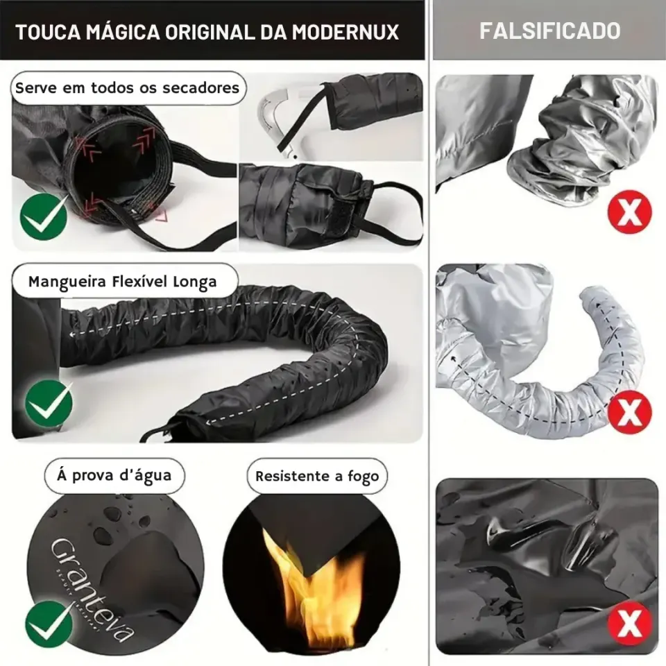 [Leve 2 Pague 1] Touca Mágica Difusora de Cetim - Seu Cabelo Seco em Segundos Com Proteção Total + BRINDE: 2 Máscara Capilar Nutritiva, foto 6