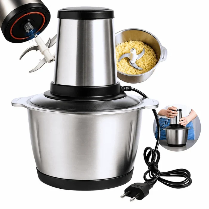 Triturador Elétrico ChefPro 2L Bivolt + Tábua de Madeira Grátis, foto 5