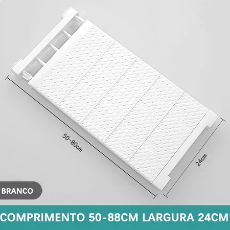 Prateleira Organizadora Ajustável para Armário | Space-Saving Cozinha e Roupeiro: Lumia, foto 9