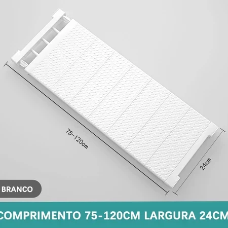 Prateleira Organizadora Ajustável para Armário | Space-Saving Cozinha e Roupeiro: Lumia, foto 10