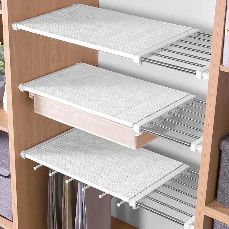 Prateleira Organizadora Ajustável para Armário | Space-Saving Cozinha e Roupeiro: Lumia, foto 5