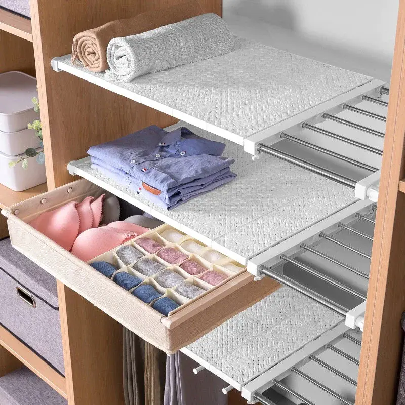 Prateleira Organizadora Ajustável para Armário | Space-Saving Cozinha e Roupeiro: Lumia, foto 4