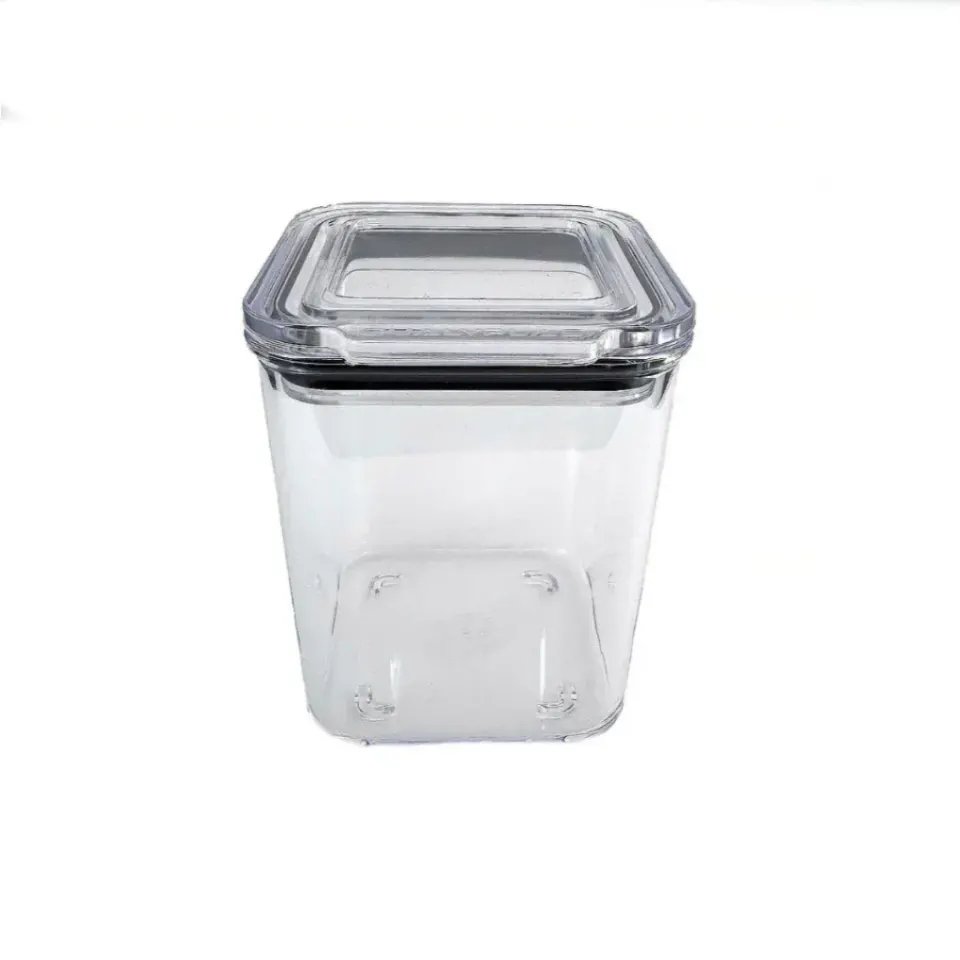 Kit Potes Herméticos Acrílico Cristal 200ml Empilháveis | Organizador de Alimentos com Vedação Premium, foto 6