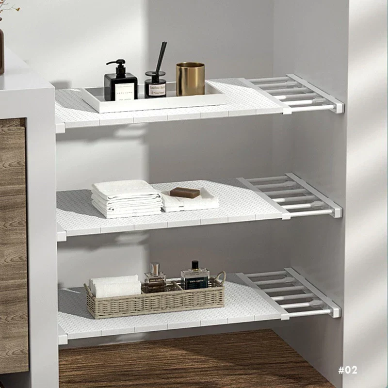Prateleira Organizadora Ajustável para Armário | Space-Saving Cozinha e Roupeiro: Lumia, foto 2