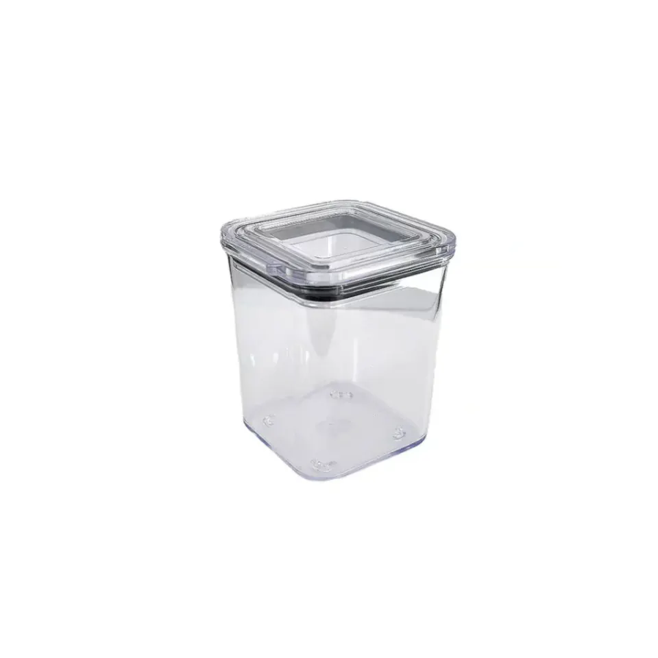 Kit Potes Herméticos Acrílico Cristal 200ml Empilháveis | Organizador de Alimentos com Vedação Premium, foto 5
