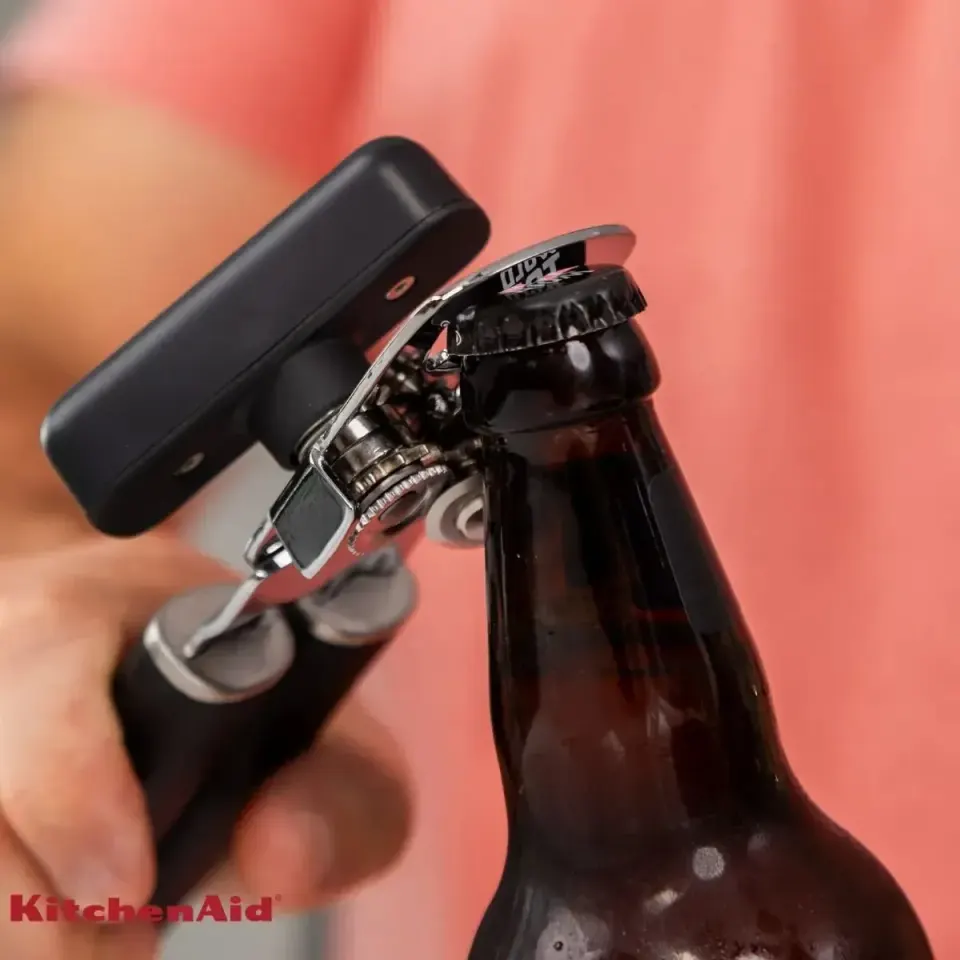 Abridor de Latas e Garrafas Inox Preto KitchenAid, foto 3