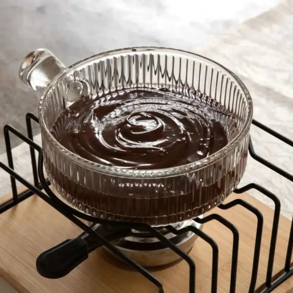 Aparelho de Fondue em Vidro e Bambu com 10 Peças, foto 3
