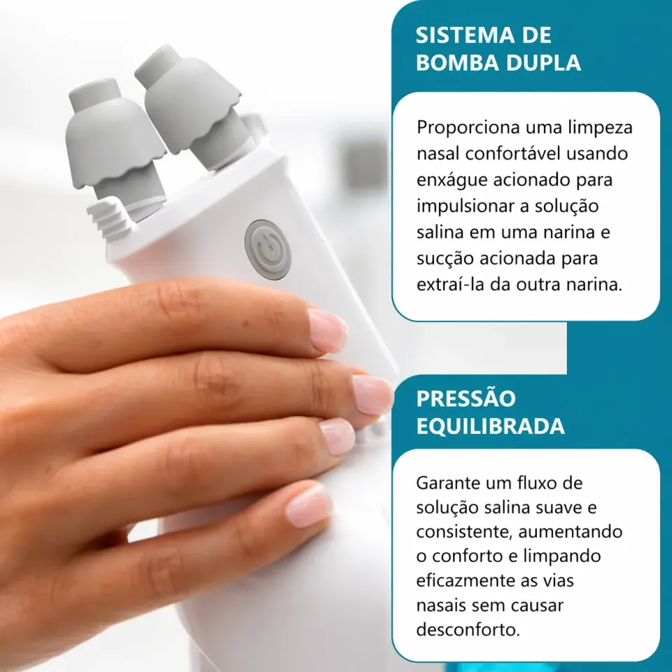 Sistema De Irrigação Nasal Nasalfresh Md Com 30 Pacotes De S, foto 5