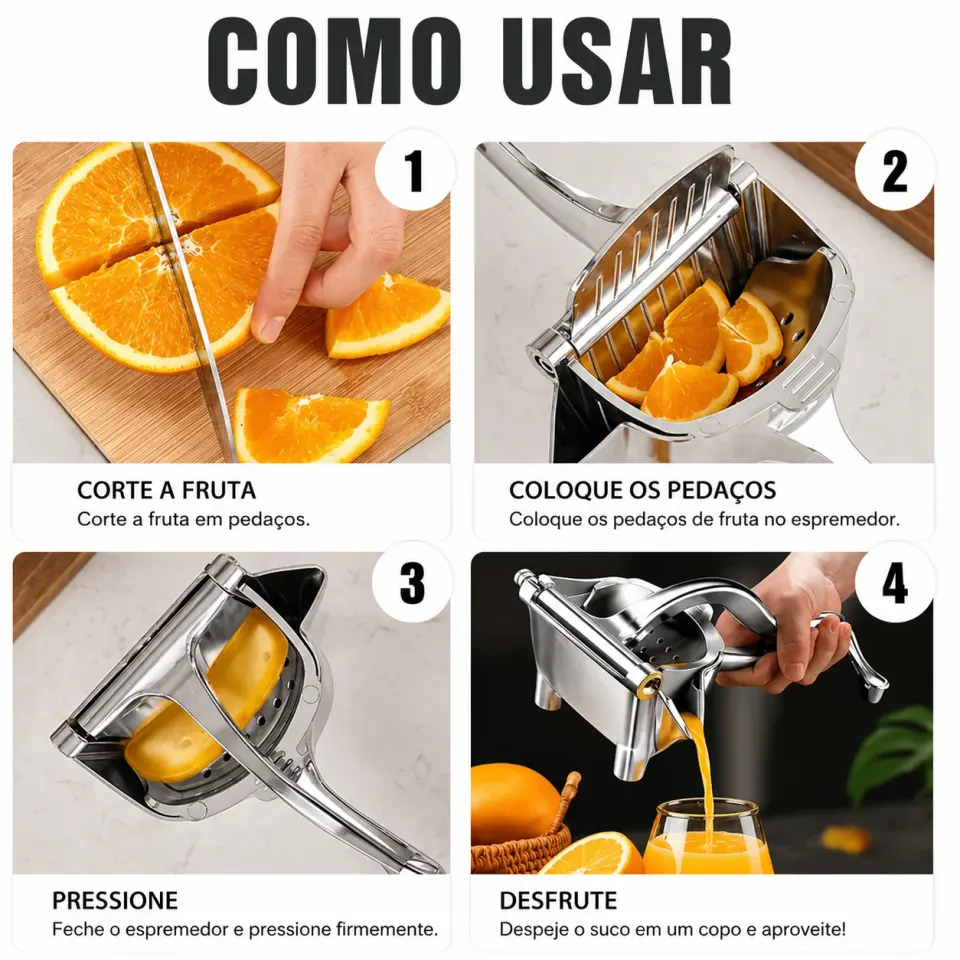 Espremedor Manual de suco da fruta Multifuncional Para Casa, foto 4