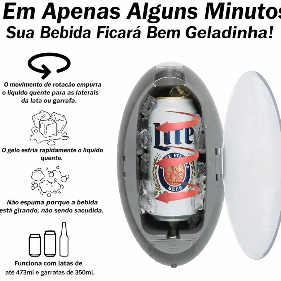 Resfriador portátil instantâneo de bebidas, foto 3