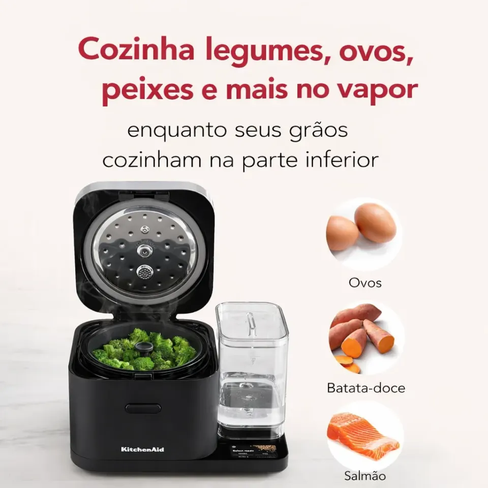 Panela elétrica KitchenAid com balança integrada com sensor automático + reservatório de água, foto 4