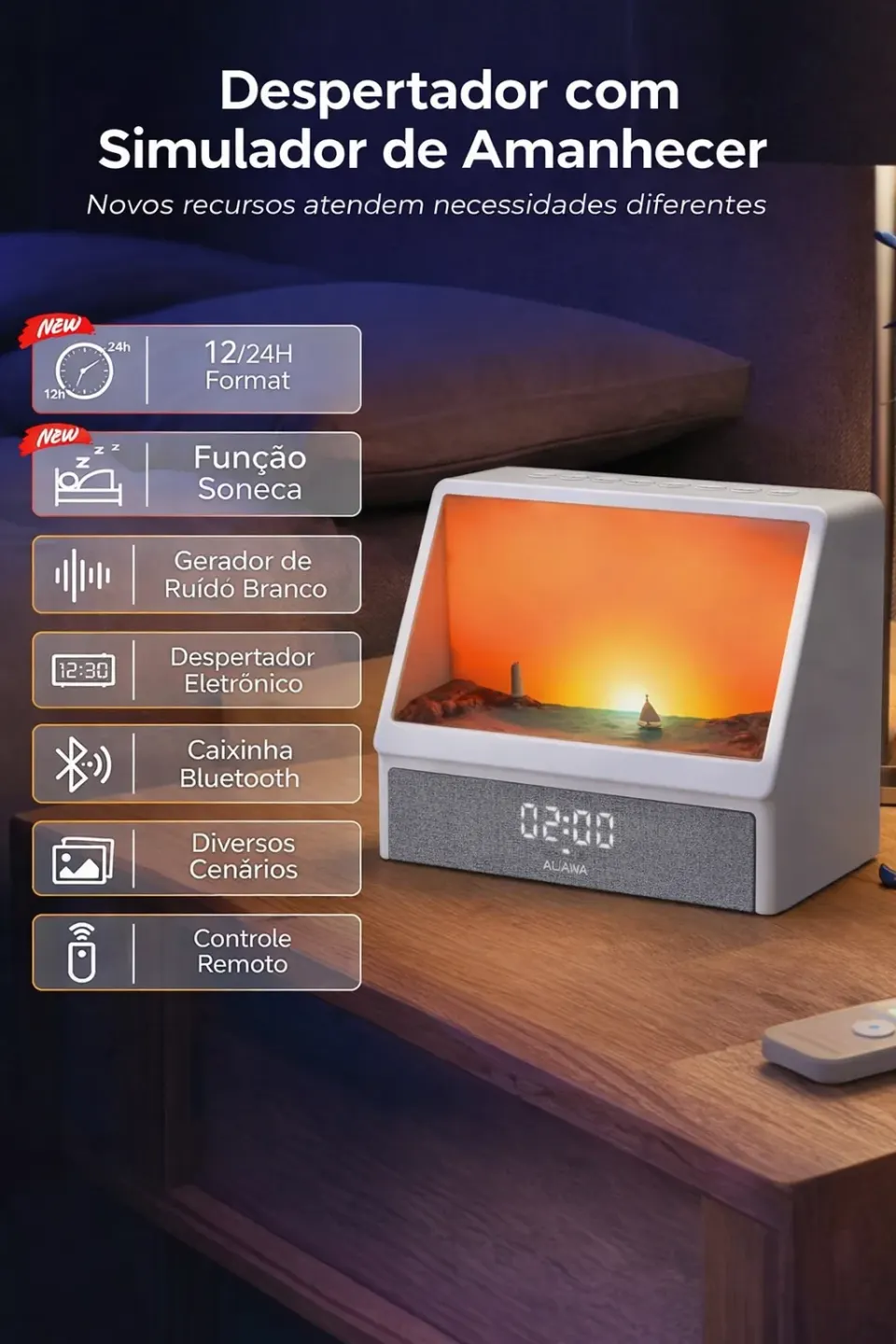 SOLUME™: Luz de despertar ao nascer do sol, foto 5
