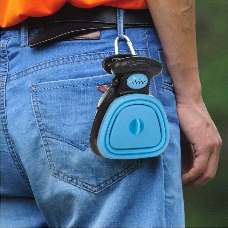 Kit Passeio Inteligente Pet CleanWalk™ | Coletor Higiênico + Garrafa Portátil com Tigela, foto 5