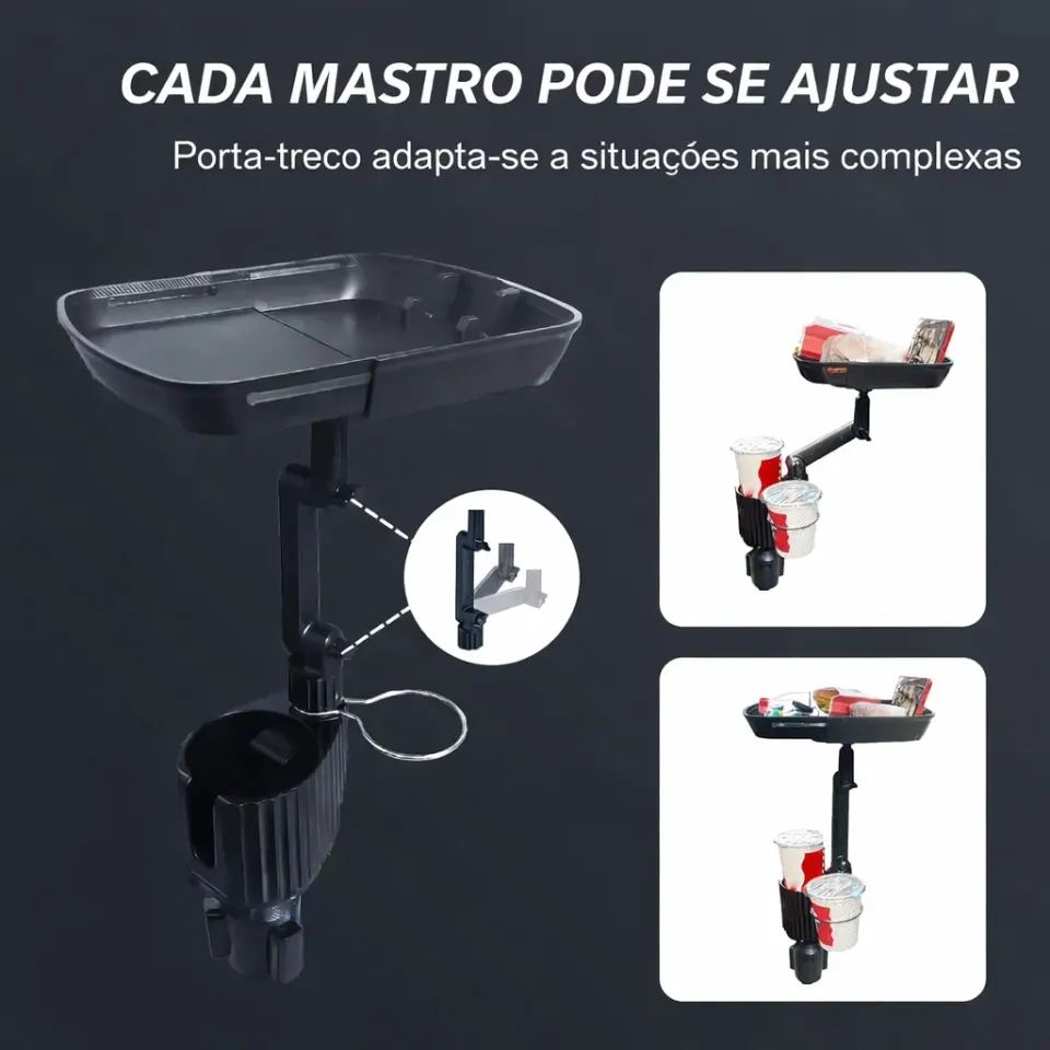 Expansor de porta-copos 3 em 1 para carro, foto 4