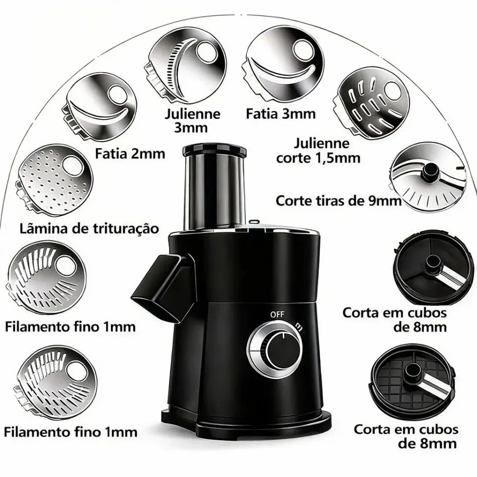 Maquina Elétrica TurboCorte 7 em 1, foto 4