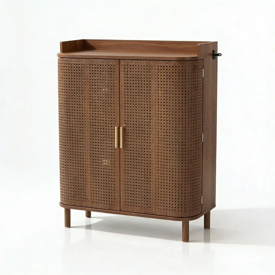 Sapateira Compacta Rattan Respirável, foto 7