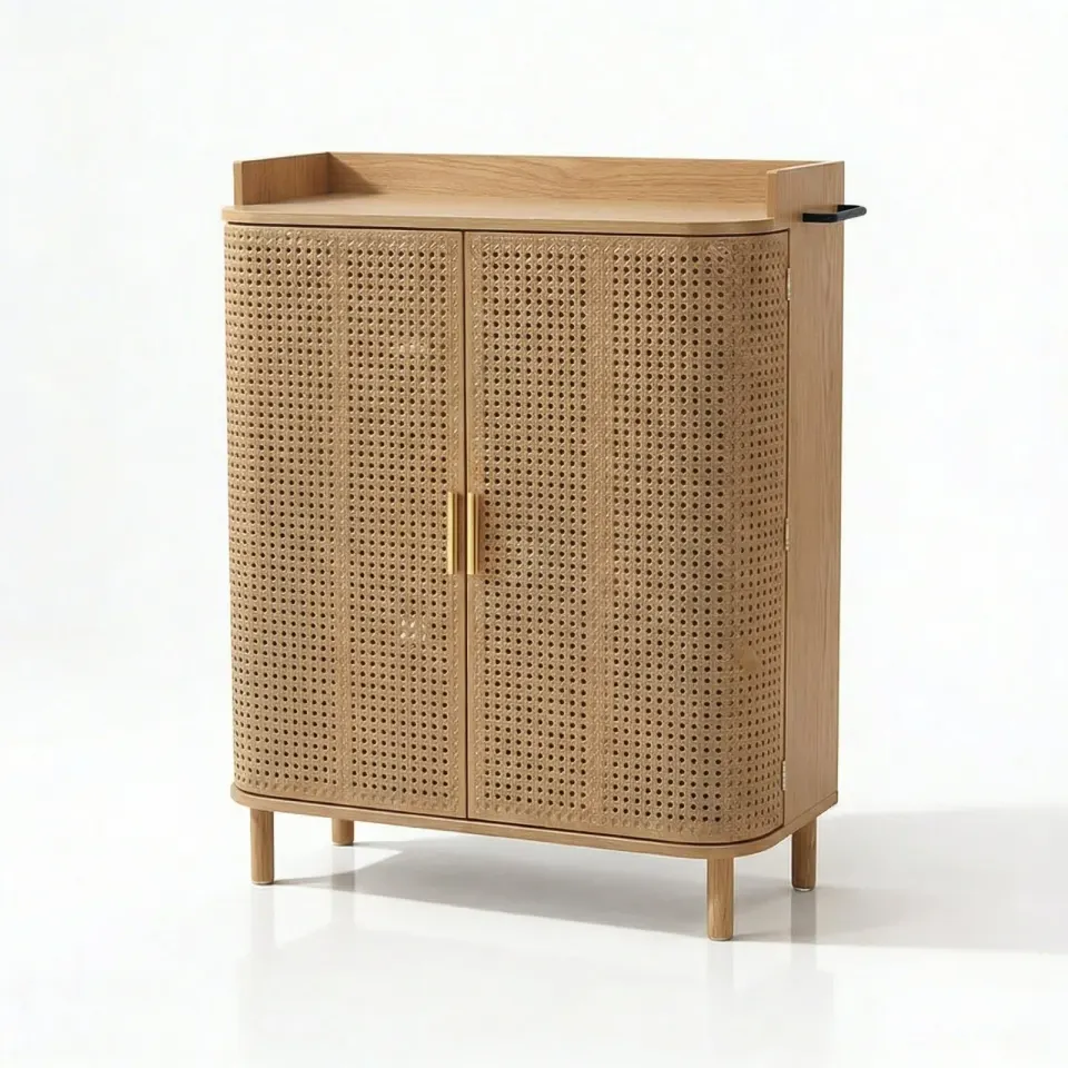 Sapateira Compacta Rattan Respirável, foto 11