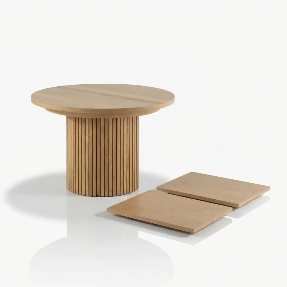 Mesa Expansível Oval Adapt em MDF, foto 7