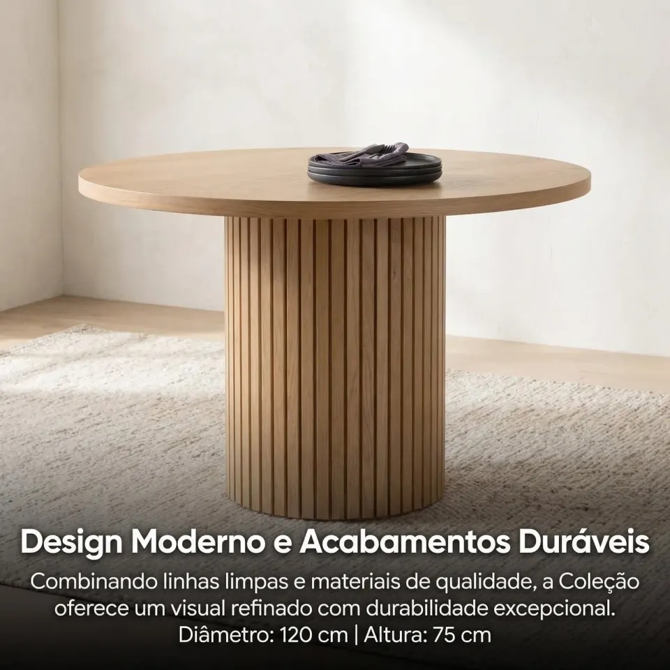 Mesa Expansível Oval Adapt em MDF, foto 4