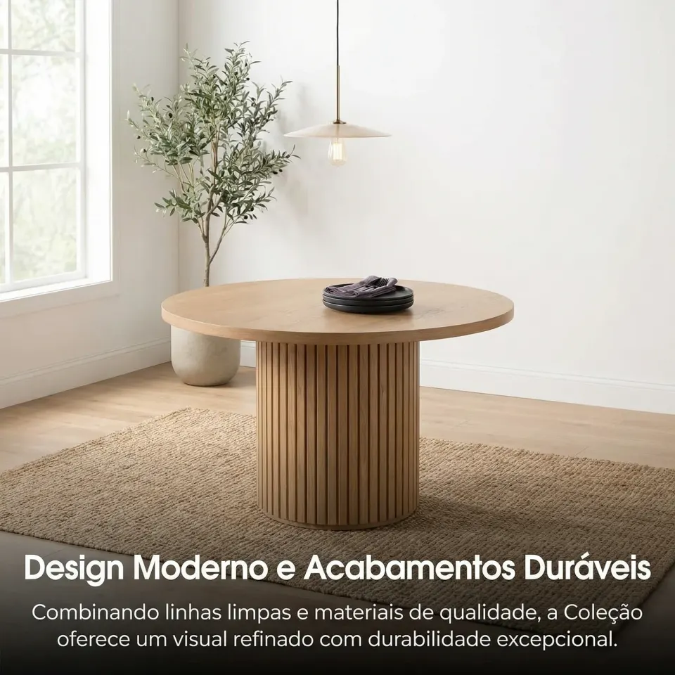 Mesa Expansível Oval Adapt em MDF, foto 3