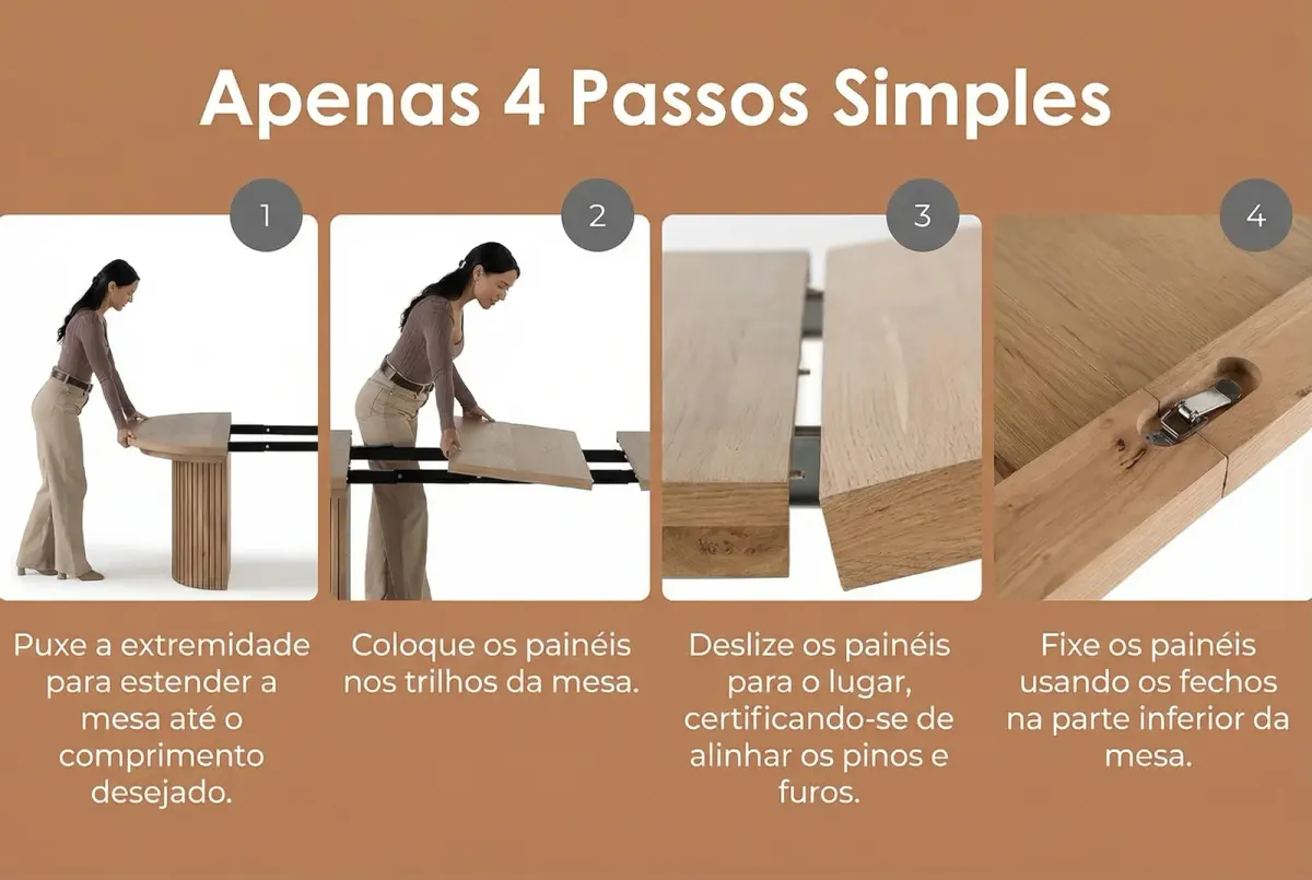 Transforma-se facilmente