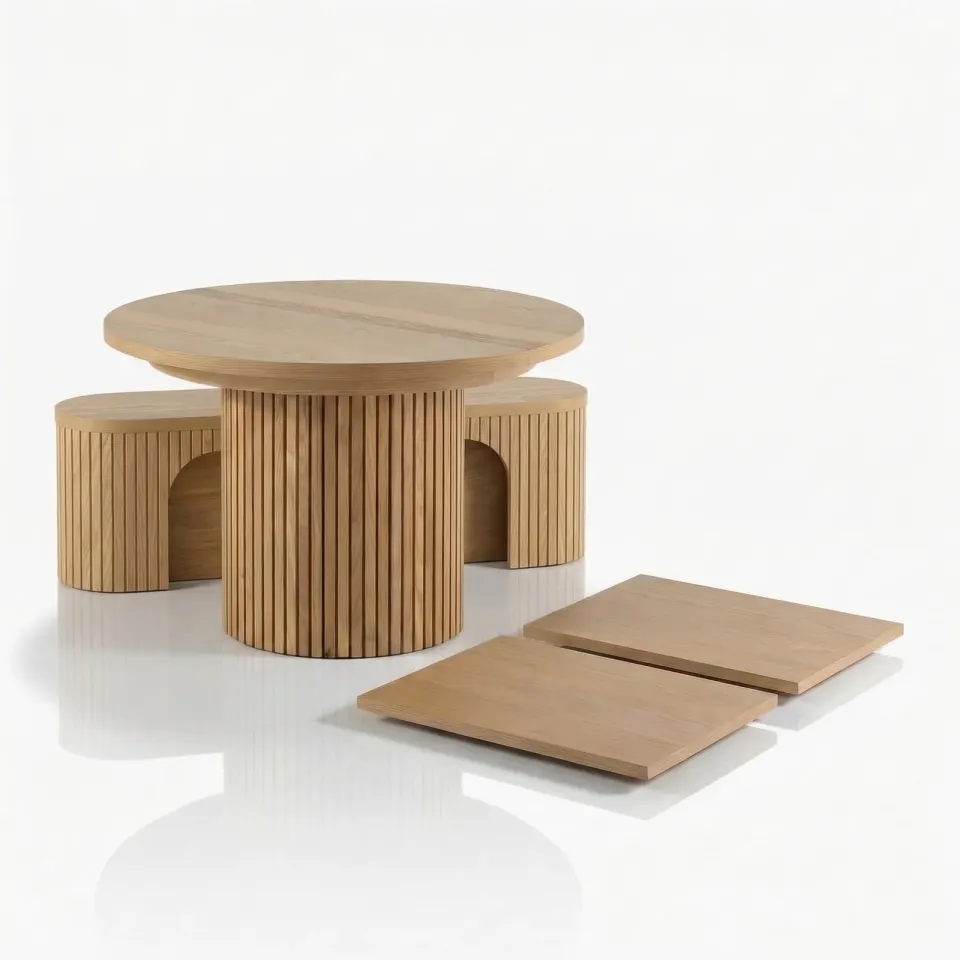 Mesa Expansível Oval Adapt em MDF, foto 11