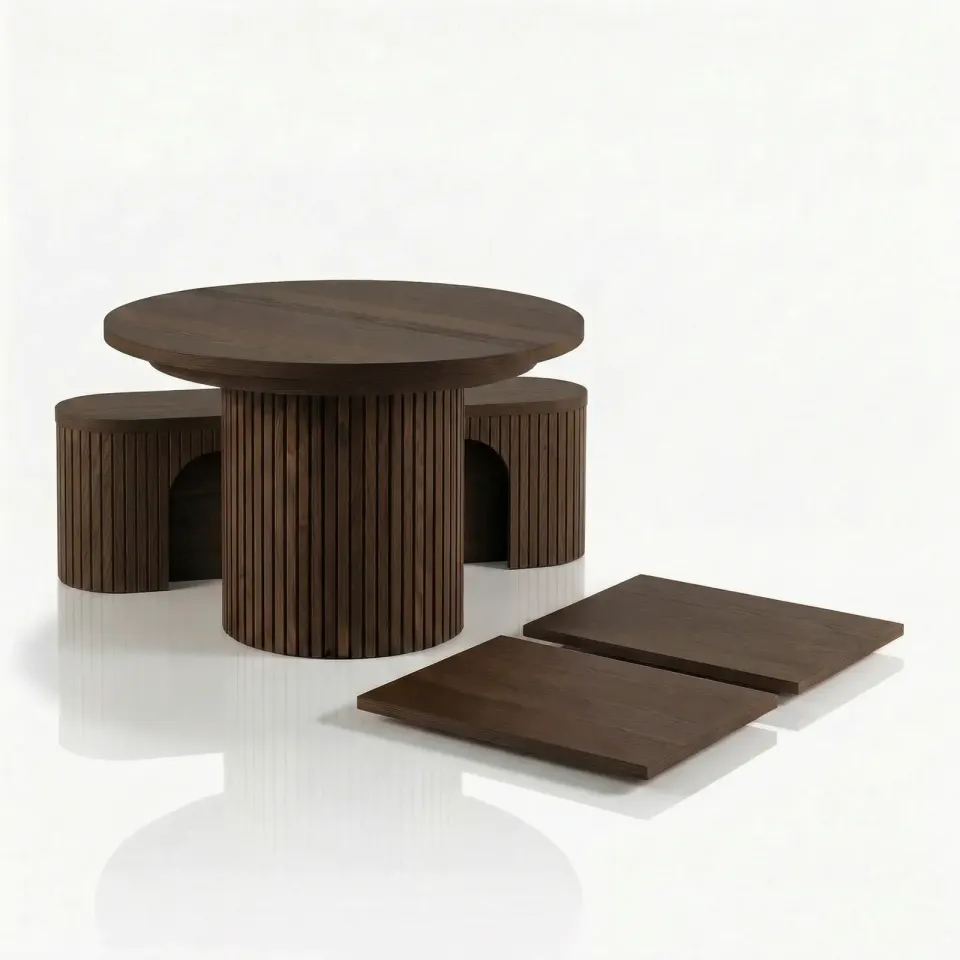 Mesa Expansível Oval Adapt em MDF, foto 12