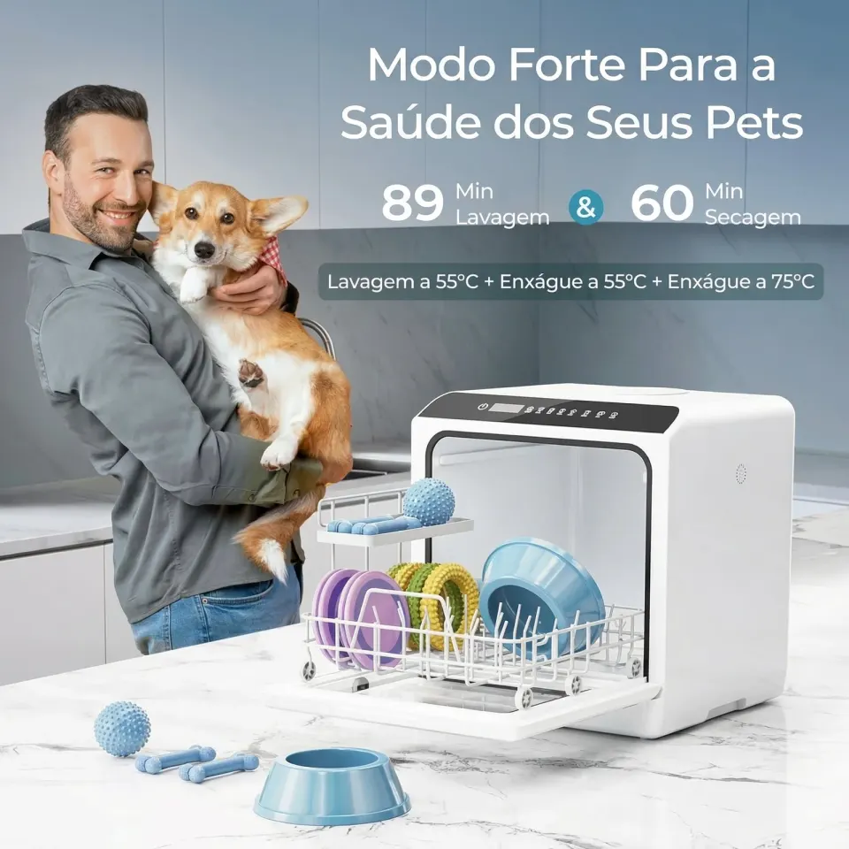 Lava-Louças Portátil de Bancada Ecowasher, foto 6