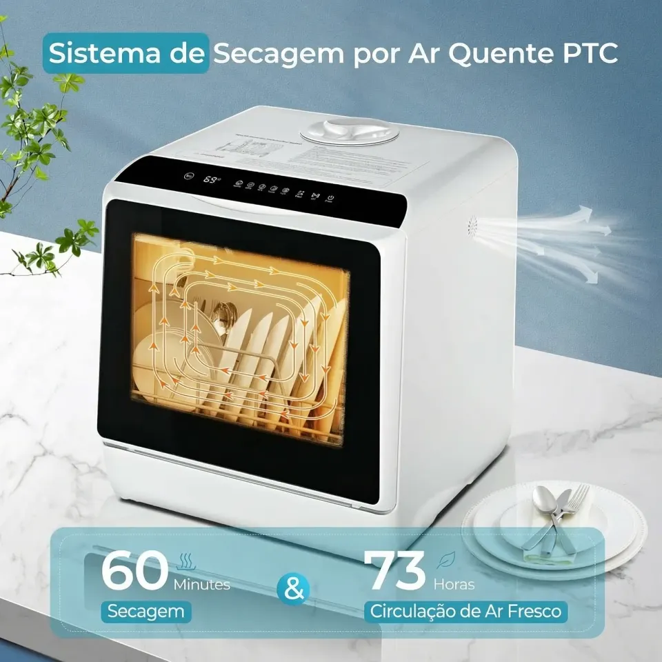 Lava-Louças Portátil de Bancada Ecowasher, foto 5
