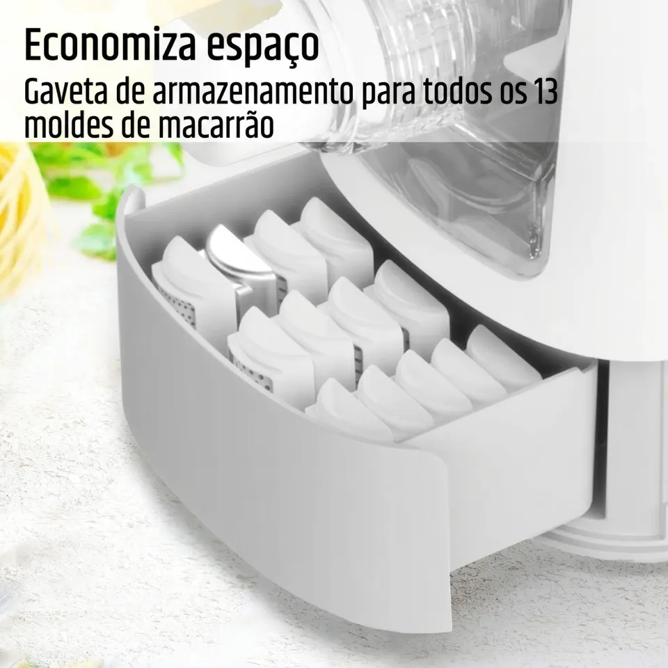 Máquina para Macarrão e Massas Automática PastaFlex - Bivolt, foto 9