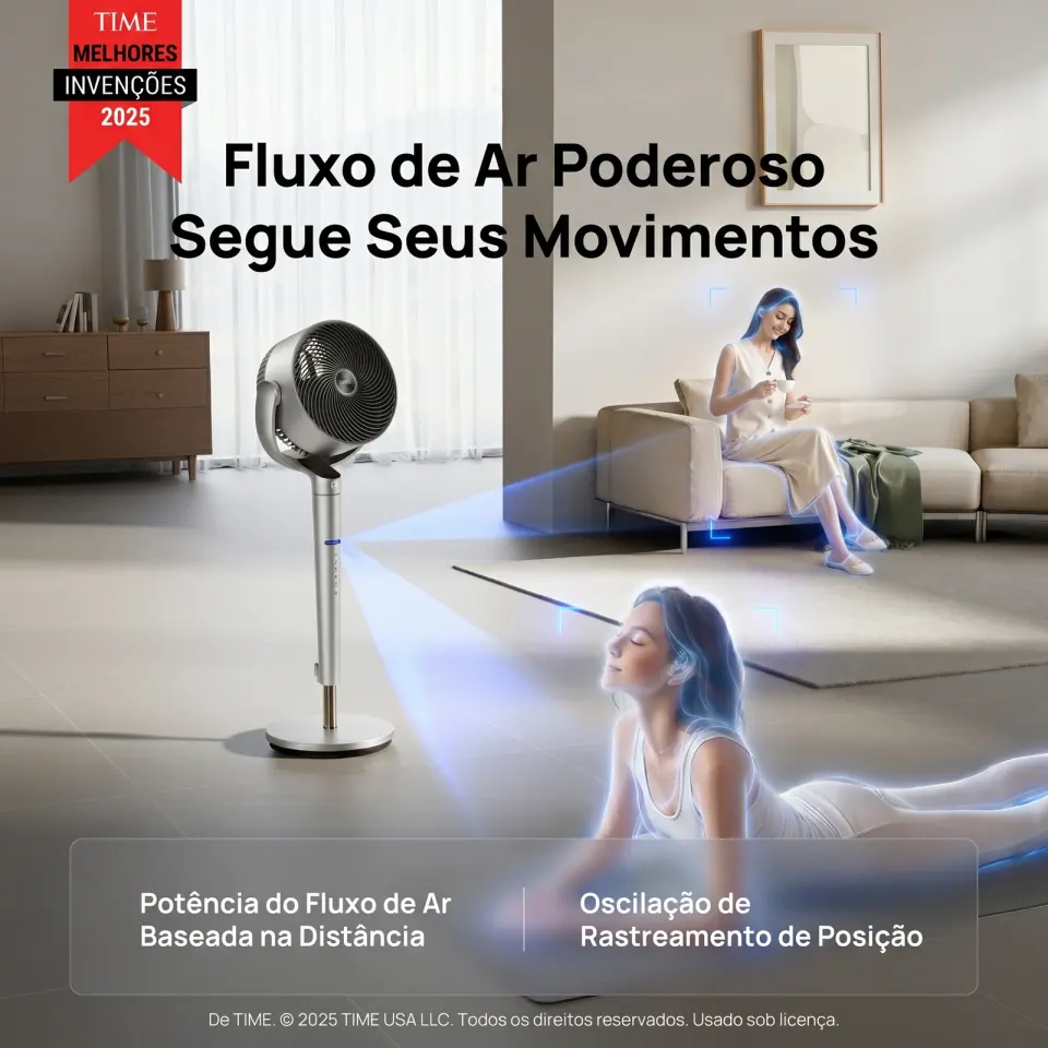 Ventilador TurboWind Wifi + IA Movimento, foto 7