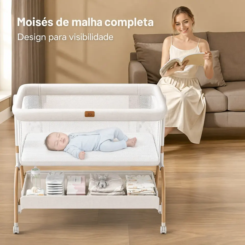 Berço Moisés 3 em 1 com Balanço, foto 7