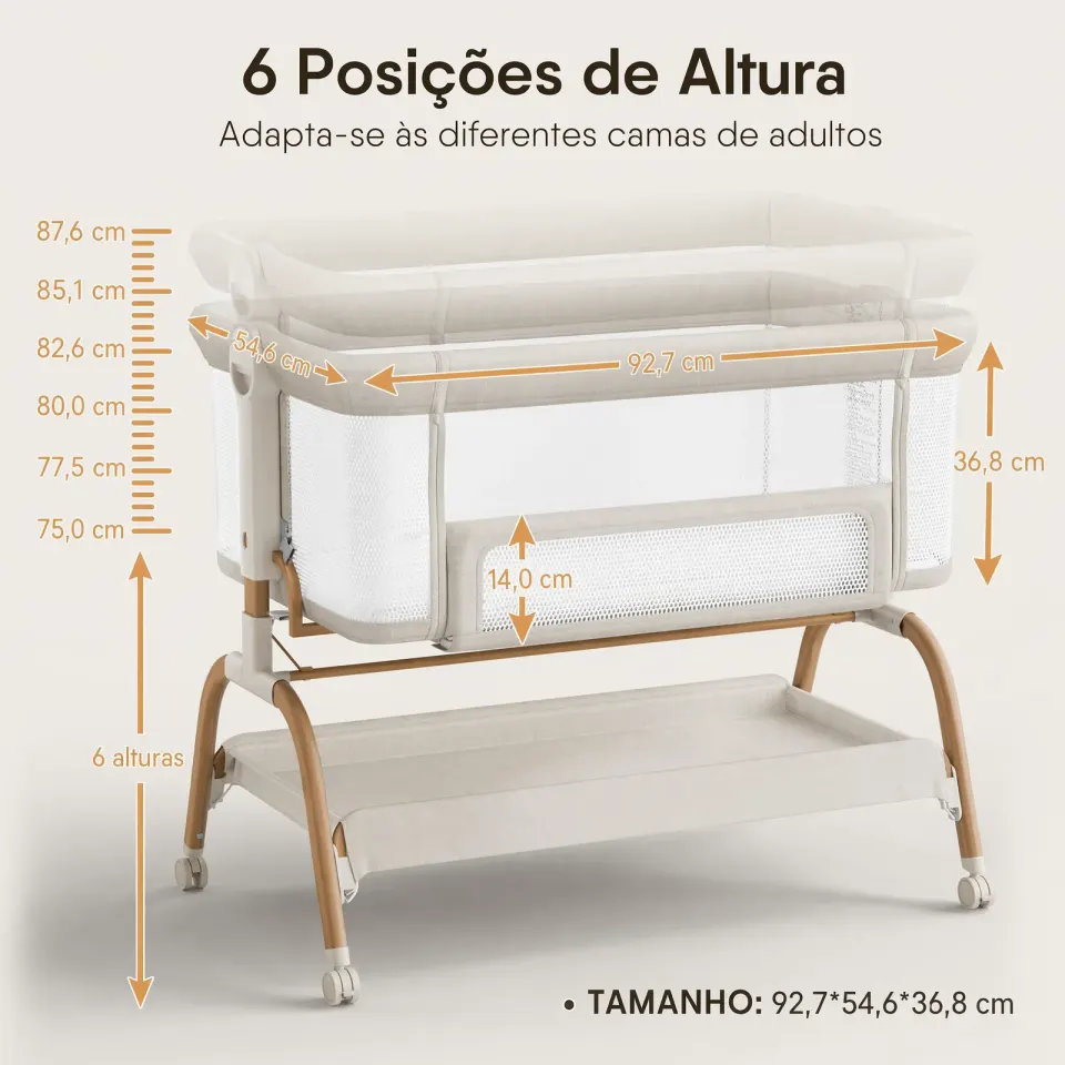 Berço Moisés 3 em 1 com Balanço, foto 2