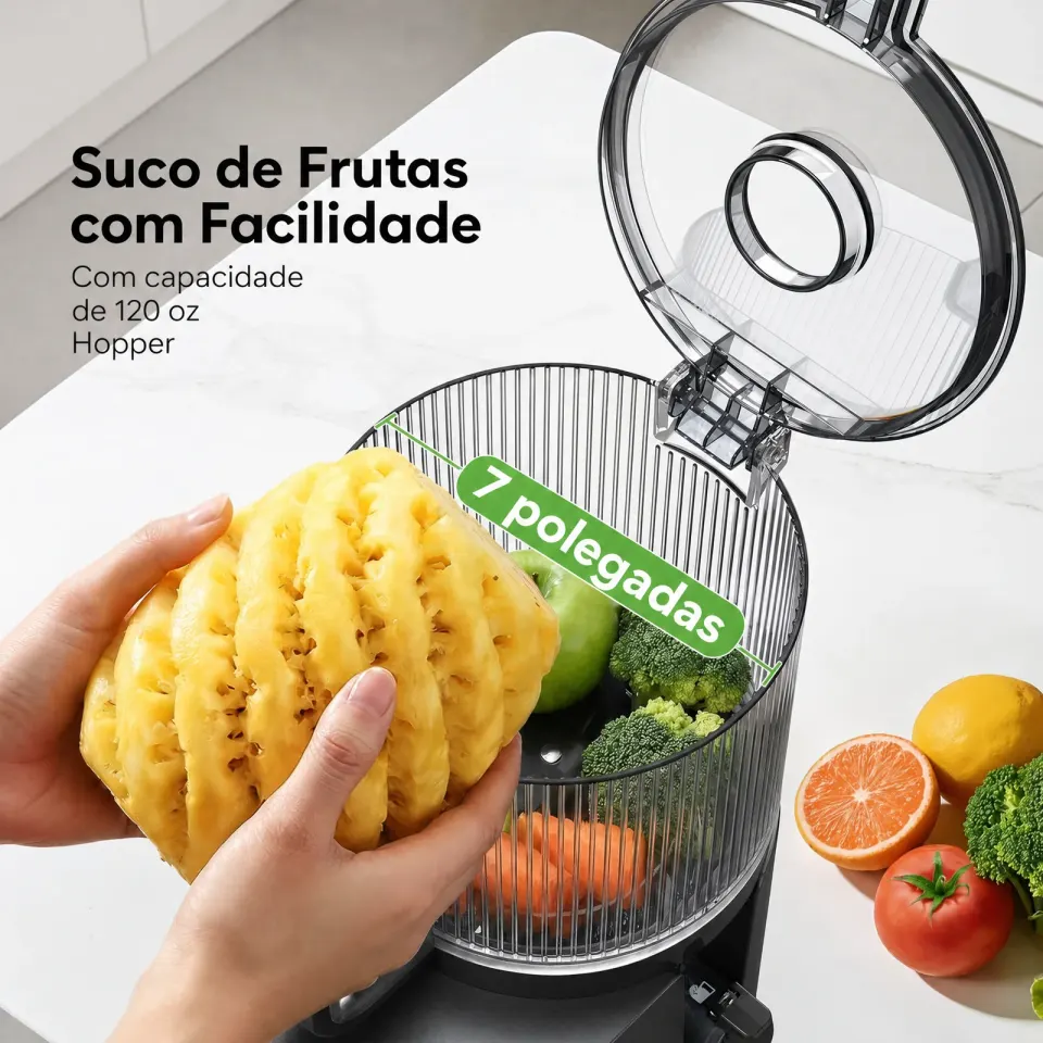 Extrator de Suco Cold Press - Bivolt, foto 3