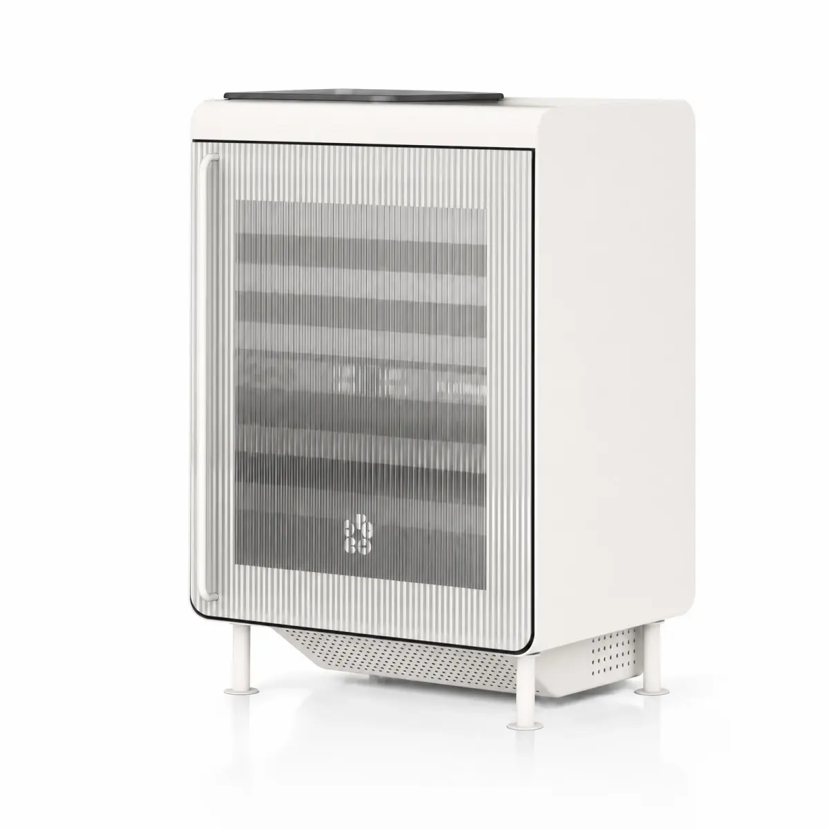 Geladeira Reeded azul céu