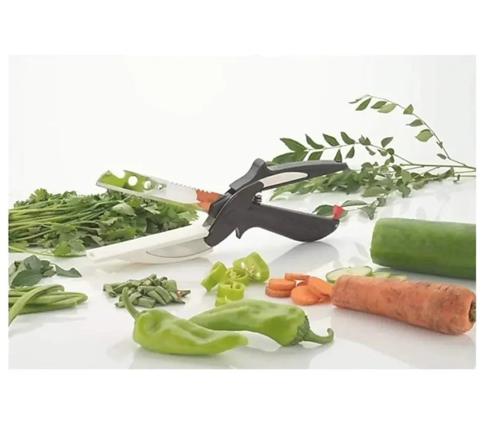 Tesoura de Cozinha 2 em 1 com Mini Tábua de Corte, foto 3