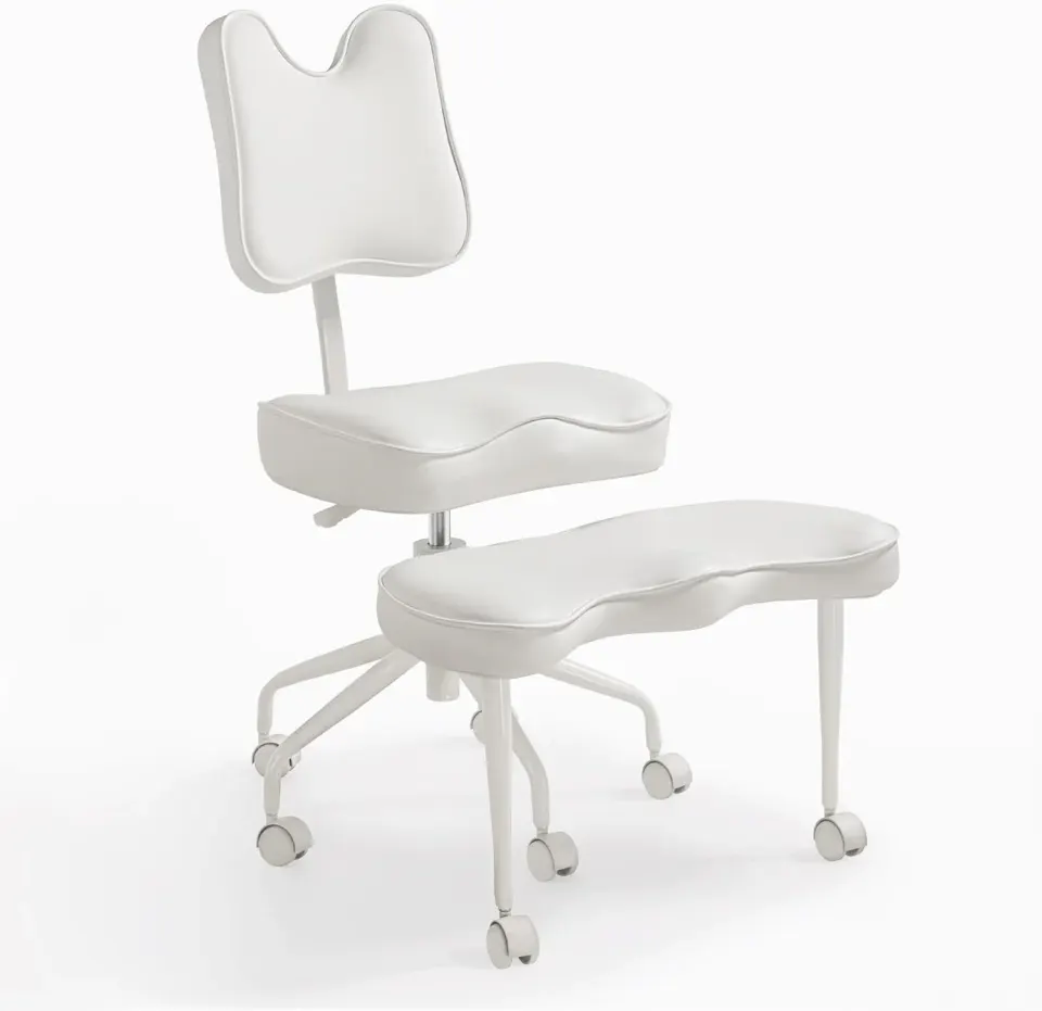 Cadeira ergonômica com pernas cruzadas para escritório em casa, foto 3