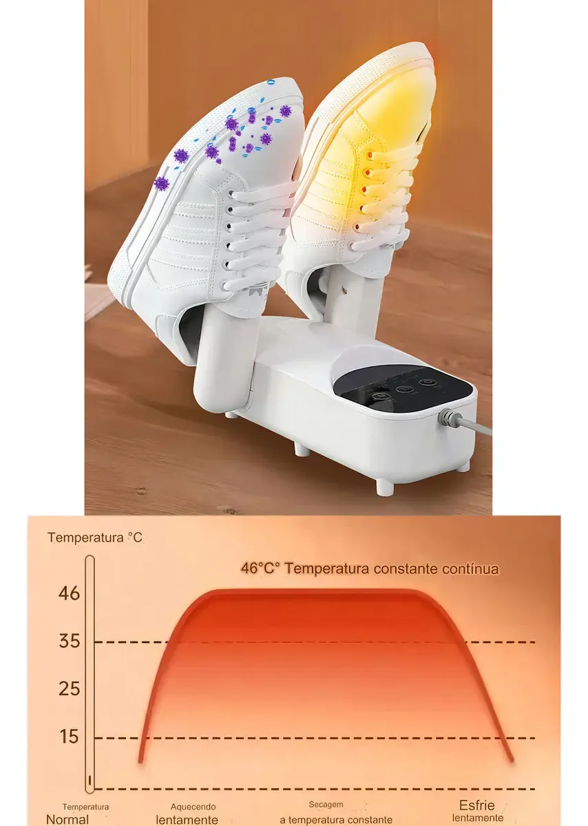 Secador De Sapato Tenis Eletrico que Previne Odor Calçado, foto 7