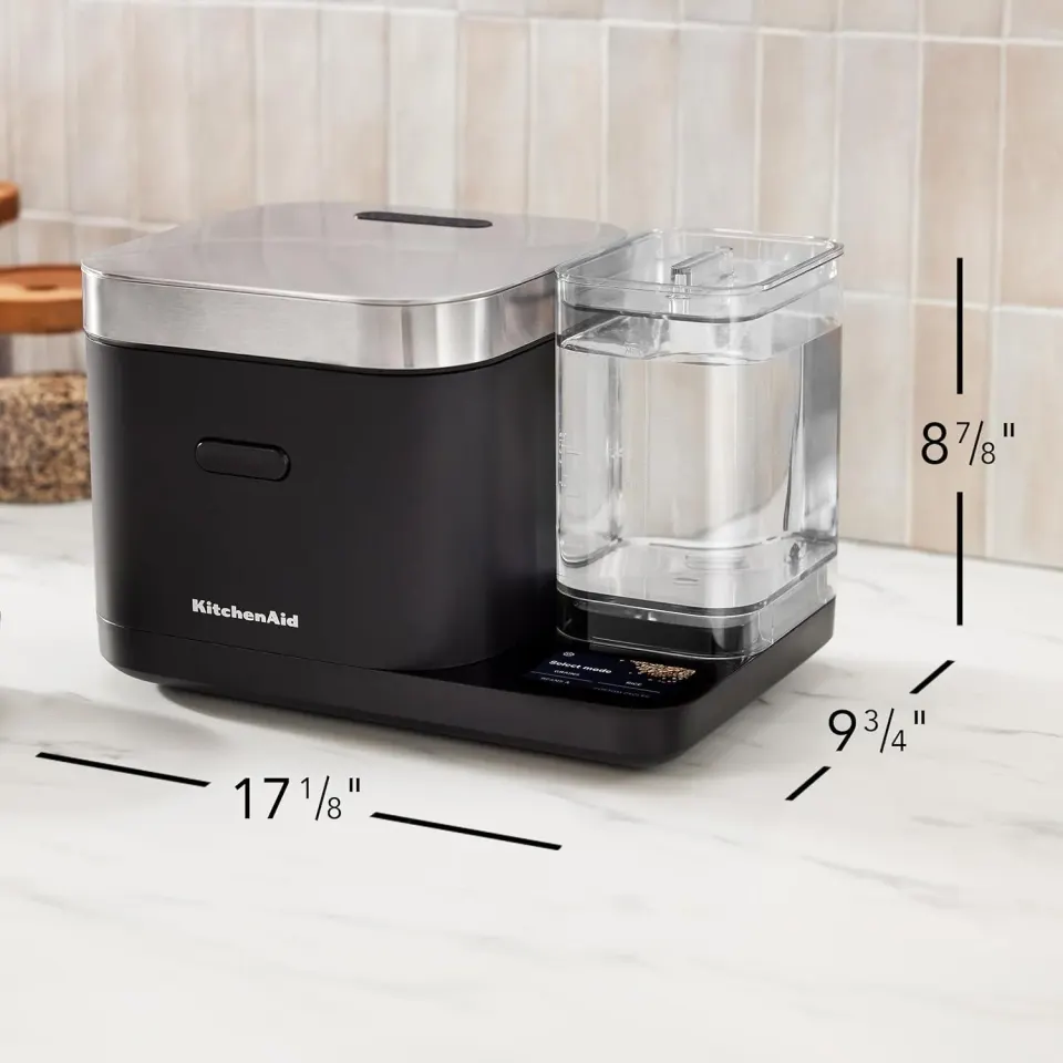 Panela elétrica KitchenAid com balança integrada com sensor automático + reservatório de água, foto 7