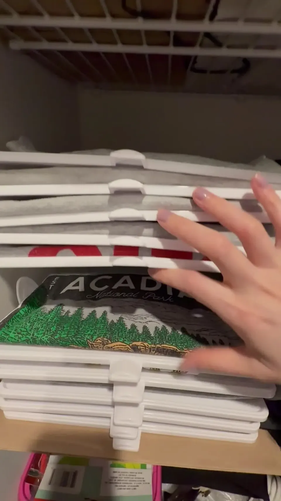 Organizador de camisetas Accenter para armazenamento de roupas, foto 5