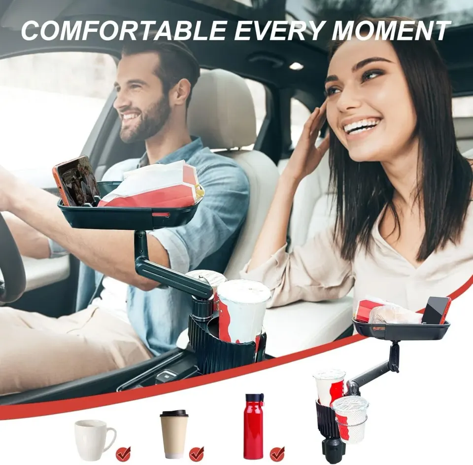 Expansor de porta-copos 3 em 1 para carro, foto 6