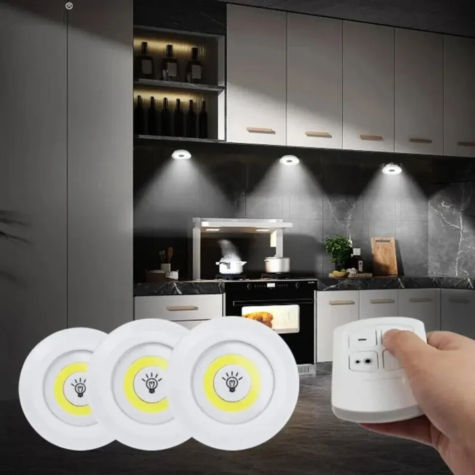 Luminária LED Sem Fio Luz Branca (Fria) com Controle Remoto - [Pague 2 e leve 6], foto 3