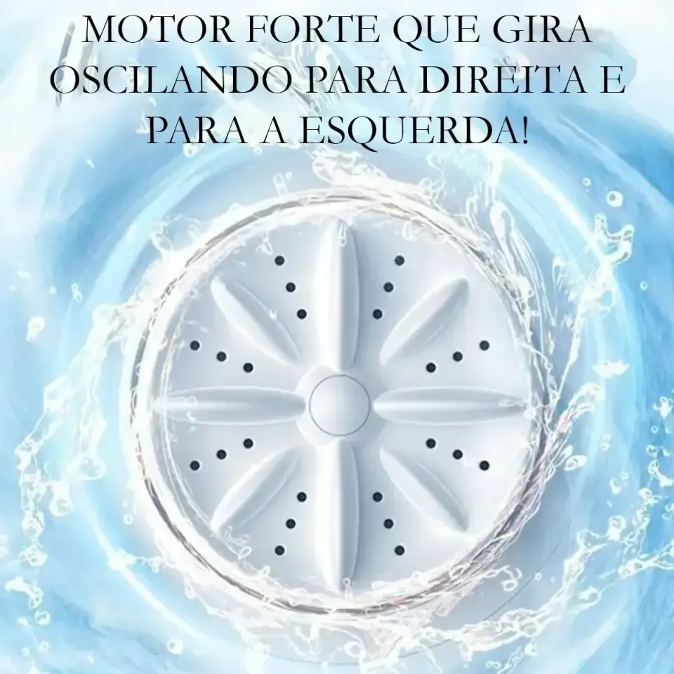 Mini Lava Roupas com Carregamento Usb Portátil aprova de água, foto 5