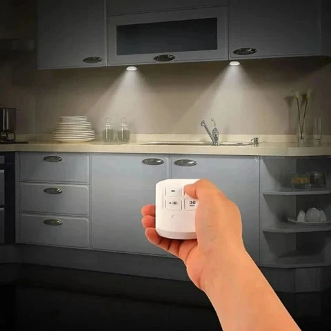 Luminária LED Sem Fio Luz Branca (Fria) com Controle Remoto - [Pague 2 e leve 6], foto 4