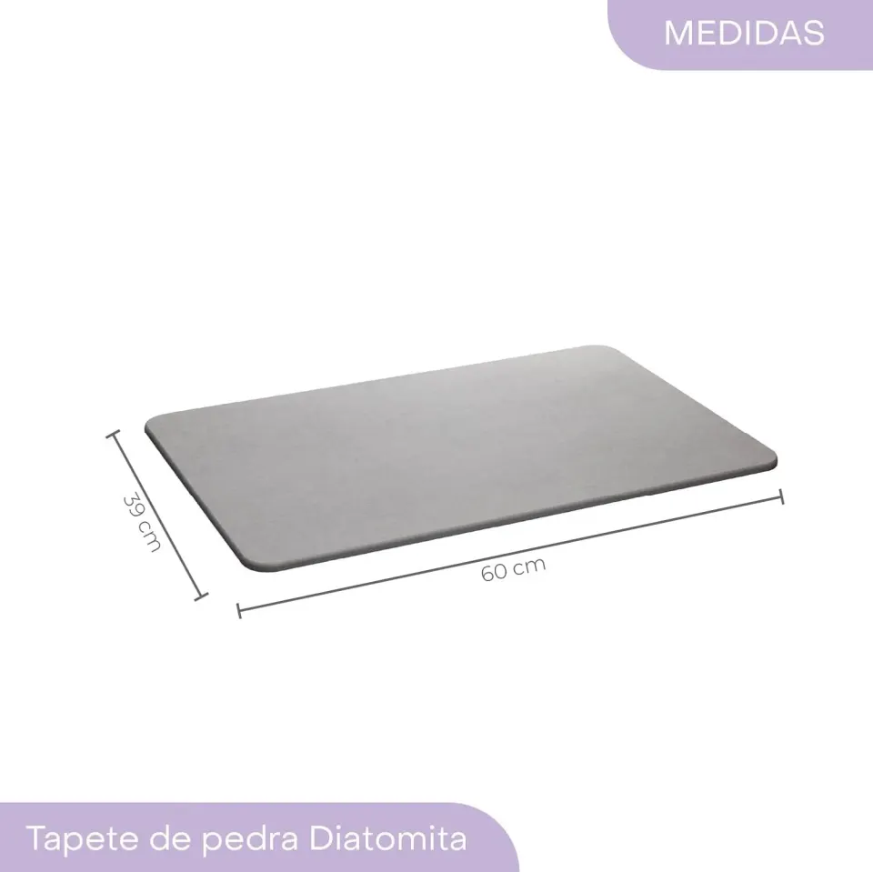 Tapete de Pedra Diatomita para Banheiro, foto 6