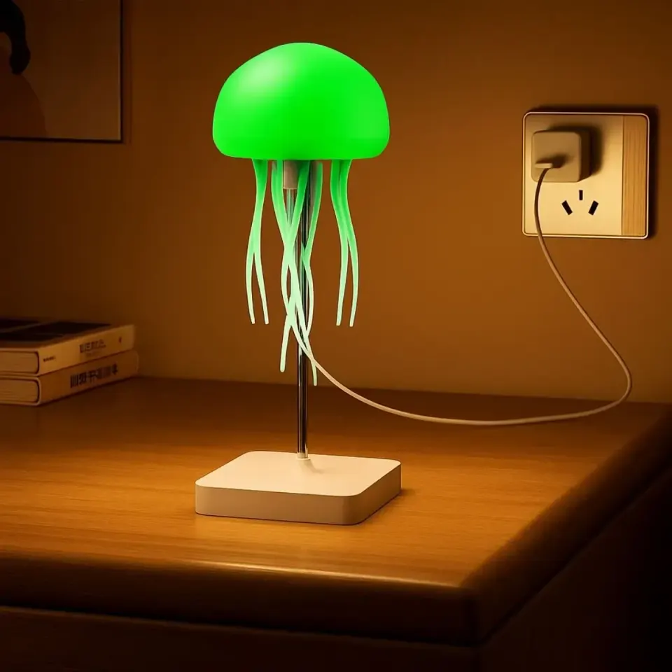 Luminária De Mesa Água-viva Led Decorativa, foto 6