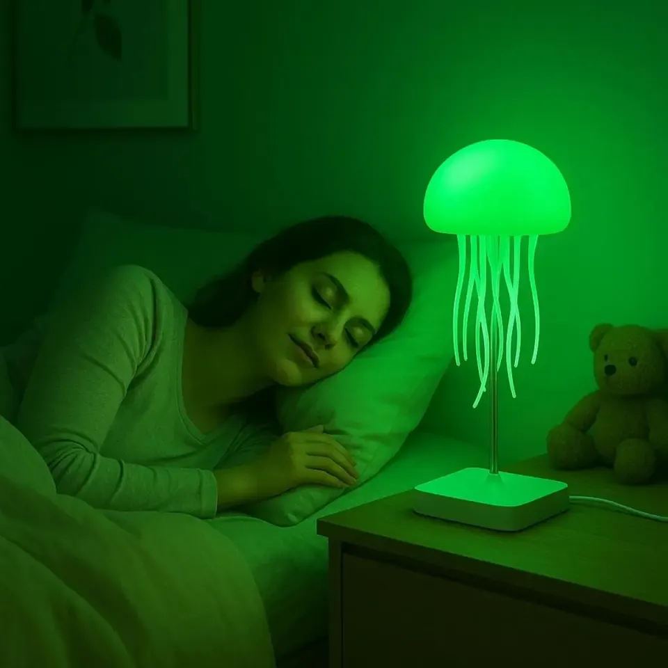 Luminária De Mesa Água-viva Led Decorativa, foto 7
