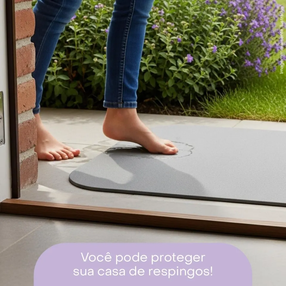 Tapete de Pedra Diatomita para Banheiro, foto 3
